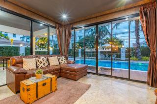 R3市区近海热带园林风格800m到海边的大泳池别墅 - Jomtien Beach - 7