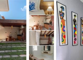 A 500m da PRAIA de Taperapuan, 2 quartos, até 6 pessoas, WiFi 300mbs, Churrasqueira, Chuveirão, Smart TV, Estacionamento Gratuito para 1 carro - Porto Seguro - 0