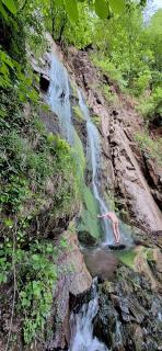 mountain house near a waterfall - - 3