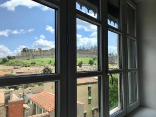 Demeure Saint Louis Historic manor, City 700m, parking,A C,Clim,WIFI, heated pool, city view - Carcassonne - 9