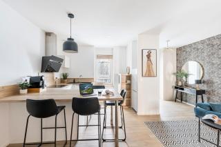 Beige Hospitalité - Jane - Jungle 2 chambres 4 pers wifi Netflix - Saint-Étienne - 3