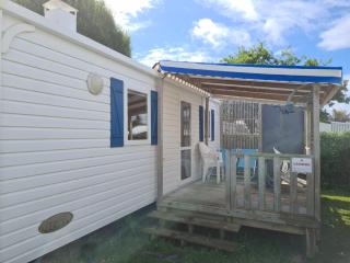 Mobil Home Beg Meil 300m plage avec piscine partagée, terrasse privée et Wi-Fi - Fouesnant - 8