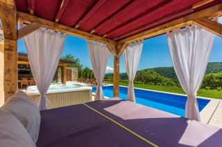 Atemberaubende Villa mit Whirlpool, Meerblick, Billard, Ping-Pong, Privatpool, Grill - Bribir - 6