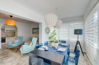 Renoviertes, modernes Apartment nur 200 Meter zum Strand mit Meerblick, Waschmaschine, Grill - 3