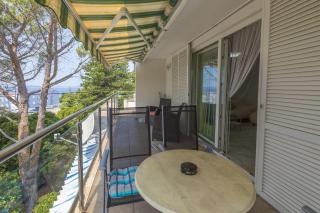 Komfortables Apartment nur 200 Meter zum Strand mit Meerblick, privatem Balkon mit Liegen - Selce - 8
