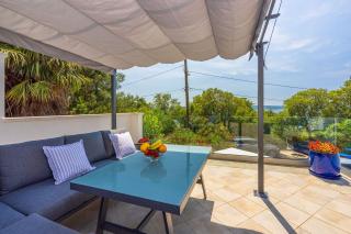 Modernes Apartment direkt am Strand mit Whirlpool, Meerblick, Lounge-Bereich - Dramalj - 8