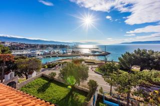 Atemberaubendes Studio direkt am Meer mit privatem Balkon, Grill, Meerblick - Novi Vinodolski - 7