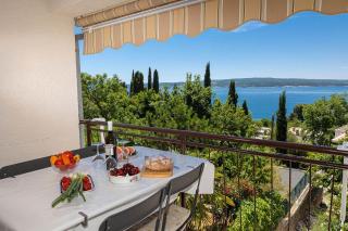 Mediterranes Apartment nur 150 Meter zum Strand mit Meerblick, Grillbereich, Privatparkplatz, WiFi - 9