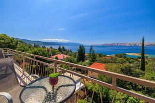 Modernes Apartment nur 300 Meter zum Strand mit Meerblick, Waschmaschine, Trockner, Grill - Novi Vinodolski - 8