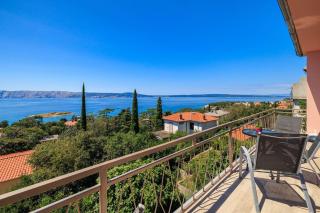 Modernes Apartment nur 300 Meter zum Strand mit Meerblick, Waschmaschine, Trockner, Grill - Novi Vinodolski - 5
