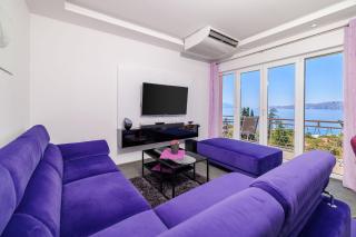 Modernes Apartment nur 300 Meter zum Strand mit Meerblick, Waschmaschine, Trockner, Grill - Novi Vinodolski - 1