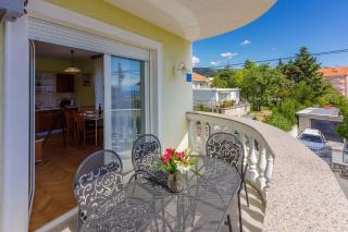 Komfortables Apartment nur 500 Meter zum Strand mit Meerblick, Klima, privatem Balkon - Crikvenica (Cirquenizza) - 6