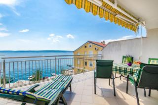 Atemberaubendes Apartment direkt am Meer mit privater Dachterrasse, eigener Galerie, WiFi - Selce - 9