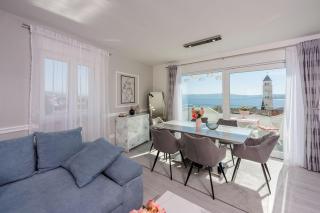 Exquisites Apartment nur 350 Meter zum Strand mit herrlichem Meerblick, Privatparkplatz, WiFi - Crikvenica - 6