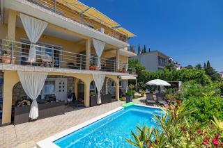 Malerisches Apartment nur 200 Meter zum Strand mit privater Terrasse, Grill, Pool, Lounge-Bereich - Dramalj - 9