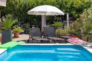 Malerisches Apartment nur 200 Meter zum Strand mit privater Terrasse, Grill, Pool, Lounge-Bereich - Dramalj - 6