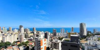 Lindo Studio Vista Mar Na Barra com Piscina no Rooftop do EDF, Próximo ao Porto da Barra - Salvador - 4