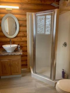 Log lofted rustic cabin in woods - Kelowna - 2