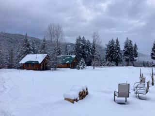 Log lofted rustic cabin in woods - 3