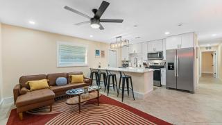 The Shark Tank Cocoa Beach - 2 2BR Units - 4BR Total - Each Unit Sleeps 5 - Walk to Downtown & Beach - 2