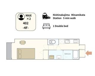 Locanda Shinosaka 402 ロカンダ新大阪 402 - Osaka - 8