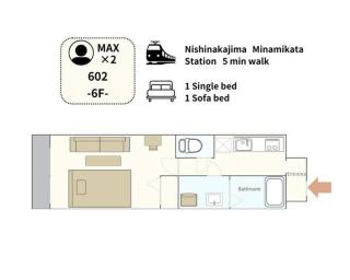 Locanda Shinosaka 602 ロカンダ新大阪 602 - Osaca - 9