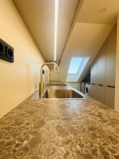 New sunny rooftop apartment with a terrace 10-15 minutes drive from city centre - Prague - 2
