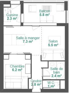 Appartement 5 p Belle Plagne Skis aux pieds - 6