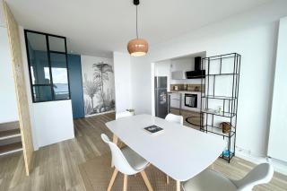 Lovely T1 d architecte de standing Vue mer 360 - Larmor-Plage - 6