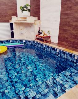Piscina e Churrasqueira - 8 minuto a pé da Praia - 1