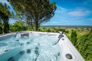 Villa Monbazillac, vue exceptionnelle, piscine, jacuzzi 10-12 pax - Monbazillac - 7