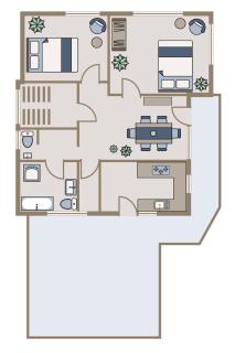 Deluxe-Family Apartment mit Terrasse, Küche & Parkplatz - Offenburg - 9