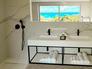 Saint-Martin: Appart Luxueux 2 Niveaux avec Terrasse, Piscine, Connexion Fibre et Climatisation - FR-1-734-69 - Marigot - 9