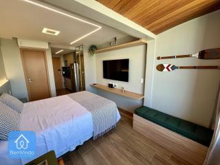 Estúdio Lindo e Moderno no Único Barra - 3