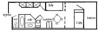 Résidence Aime 2000 - Studio 3/4 pers - Entrée Flèche - PLAGNE AIME 2000 MAE-8011 - La Plagne Tarentaise - 4
