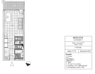 Résidence Le Soliet I - Studio pour 4 Personnes MAE-7821 - Bessans - 1