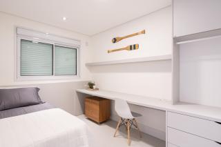 Aptos Pé na Areia Vista Mar Condomínio Resort Completo com Piscina borda Infinita, Beach Tennis, Academia, Sala de Jogos, Brinquedoteca, Playground e Portaria 24H 3 Quartos com Ar-Condicionado, Churrasqueira Privativa Reserve Agora e Viva essa Experiência - 3