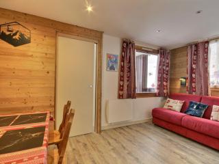 Studio-cabine rénové pour 4, balcon, Belle Plagne - FR-1-455-264 - 2