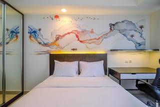Cozy Stay and Tidy Studio at Evenciio Margonda Apartment By Travelio - Depok - 0