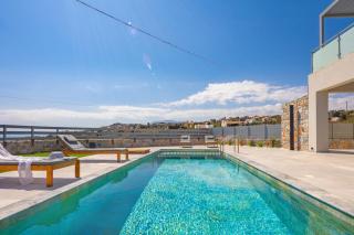 Gianna's Panoramic Seaview Twin Villas with pool 1 - 8