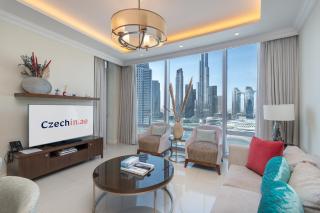 Downtown Elegance - 1BR Apartment with Unmatched Burj Khalifa Views - 9