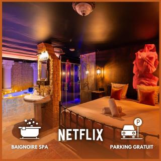 La Suite de Vénus - Chambre à thème Love Room Jacuzzi et Pièce Secrète - Évasion pour deux - - 0