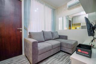 Elegant and Comfortable 1BR Apartment at Atlanta Residences By Travelio - Depok - 3