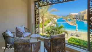 Ollystays Mangroovy Seaview 2BR Beach and Pool Free access - Hurghada - 0