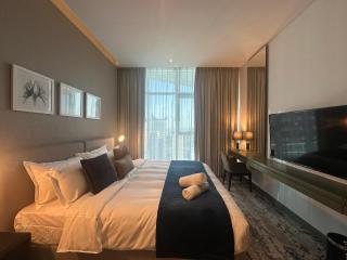 Business Bay Modern studio with a Pool view at DAMAC Maison Prive - 4