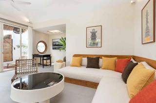 Villa Biro - Stylish 2BR Umalas Villa with AC Living Room & Rice Field Views - Canggu - 3