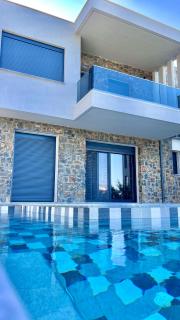 Villa NiaMaris, Deluxe, Sea View, BBQ, Private Pool, 80m to the Beach - Pefkohori - 6