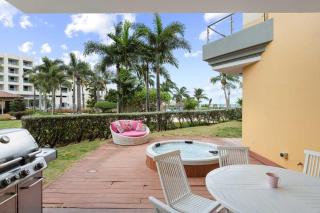 Beachfront - Beach Garden 1BR condo - E124-2 - Palm-Eagle Beach - 8