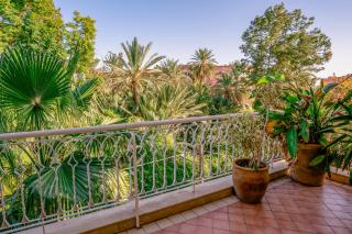 vue imprenable sur les jardins de la villa d Yves saint Laurent - 0