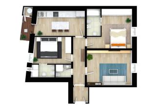 Train Station Deluxe 3 Bath - Bolonia - 3